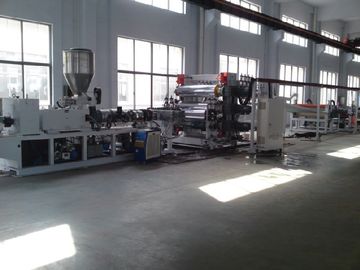 50HZ خط کامل اکستروژن خط پانل اتوماتیک PVC با پیمانکار زیمنس