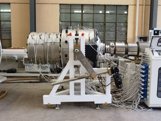 SJSZ92/188 800KG / Hight Capacity Extruder 180-710mm ماشین ساخت پلاستیک UPVC