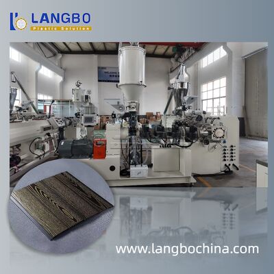 PVC Profile Making Machine With Co-extrusion Layer Improving Surface Gloss And Rough Finish