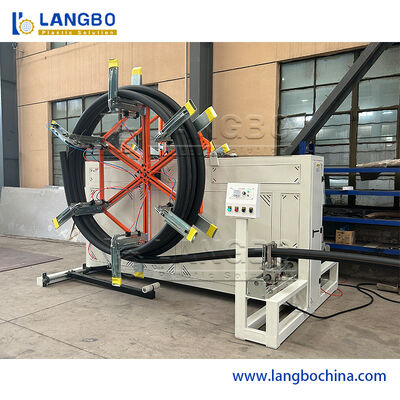 پي اي لوله اکسترودر. سيستم تغذيه اتوماتيك. پیچ با دقت بالا براي مخلوط کردن يکسان.