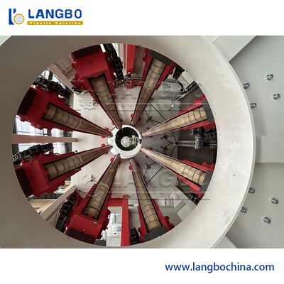 خط استروژن لوله های PVC. مناسب برای کنترل دقیق قطر لوله های 16mm 800mm.