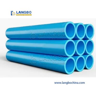 PLC صفحه لمسی PVC لوله خط اکستروژن دو پیچ لوله ساخت ماشین