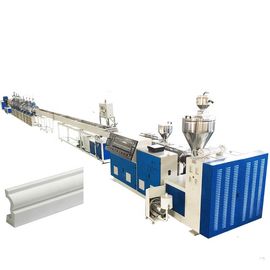 خط اکستروژن پروفیل PVC دوستدار محیط زیست 350 کیلوگرم / H تولید پانل دیواری نسوز