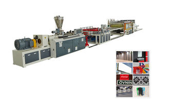 Full Automatic WPC Pvc Foam Board تولید خط تبلیغاتی هیئت مدیره اکستروژن