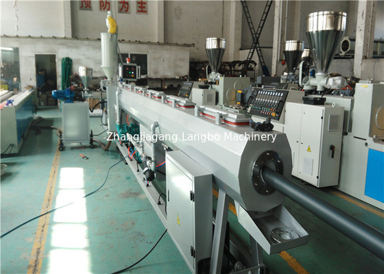 خط تولید لوله های پلاستیکی CPVC Pvc 75 - 250mm