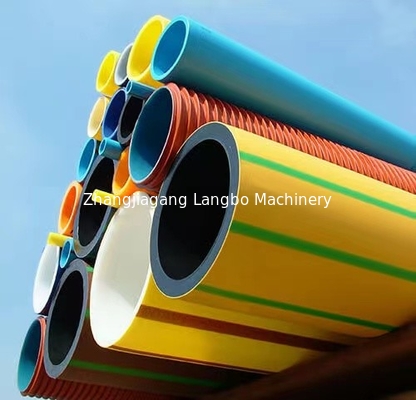 قطر بزرگ پلاستیک PE HDPE لوله تولید آب تولید خط ماشین آلات ساخت اکستروژن