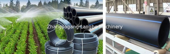 355-800mm قطر ظرفیت بالا HDPE PE لوله اکستروژن خط با دیگرباکس یکپارچه