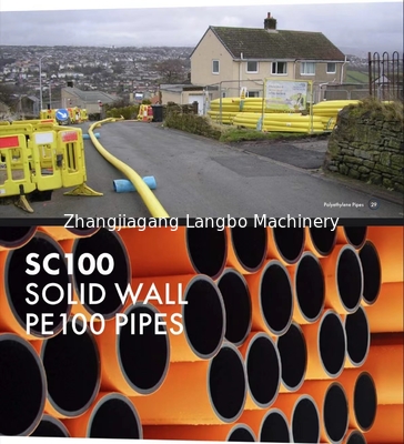 دستگاه ساخت لوله PE 630mm با یک پیچ اکسترودر