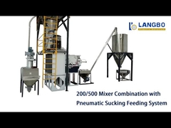 خط تولید پنل ماشین مخلوط کننده PVC با حامل های مارپیچی انعطاف پذیر