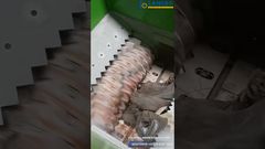 خردکن تک شفت برای بازیافت کارآمد پلاستیک #خردکن_تک_شفت#خرد_کردن_پلاستیک