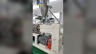خط تولید مستمر اکستروژن لوله پی وی سی و کنترل قطر آنلاین